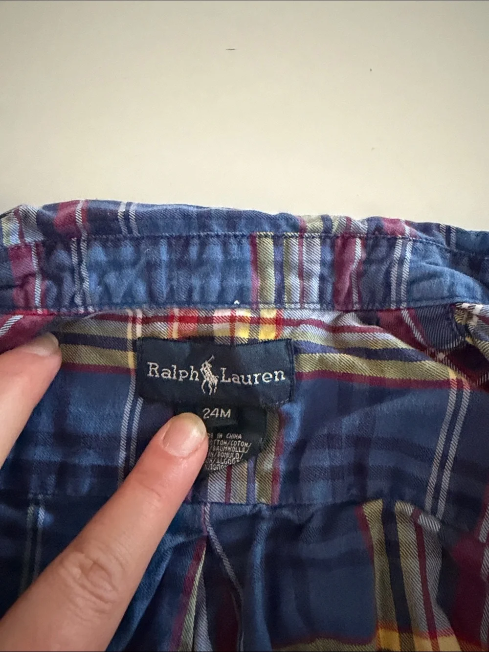 Ralph Lauren Multicolor Plaid Button-Down Shirt for Kids